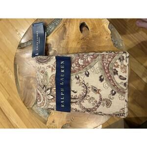 Ralph Lauren Anderson Standard Pillow Sham Paisley pattern